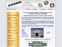 Tablet Screenshot of mecanosol.com